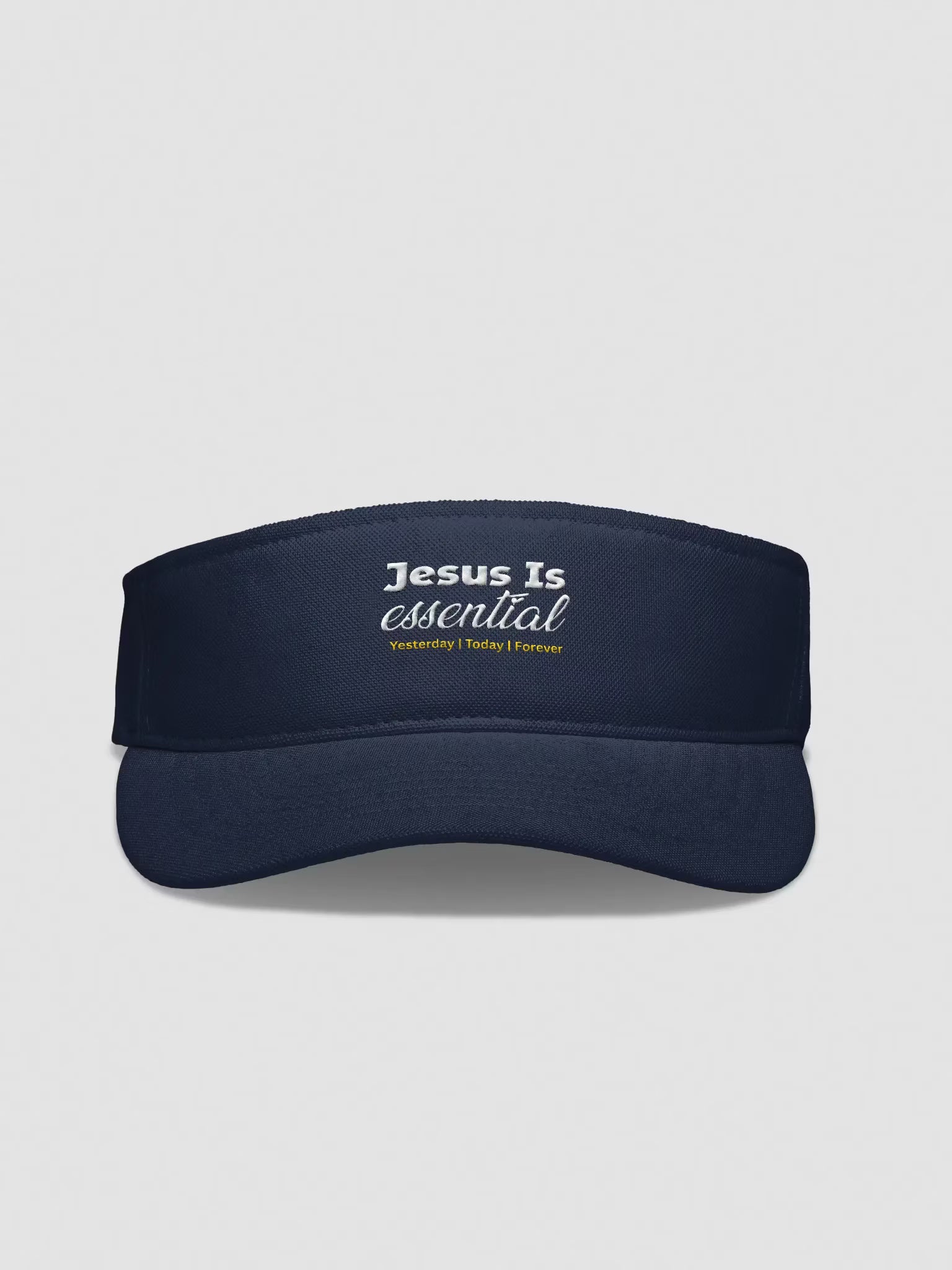 Jesus is Essential Embroidered Visor