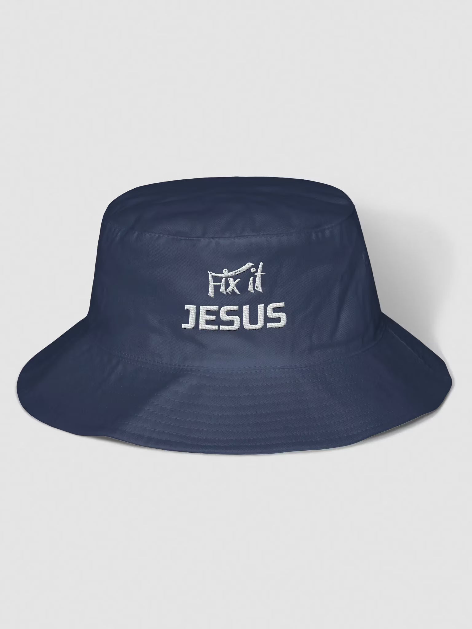 Fix it Jesus Embroidered Bucket Hat