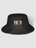 Faith Over Fear Embroidered Bucket Hat
