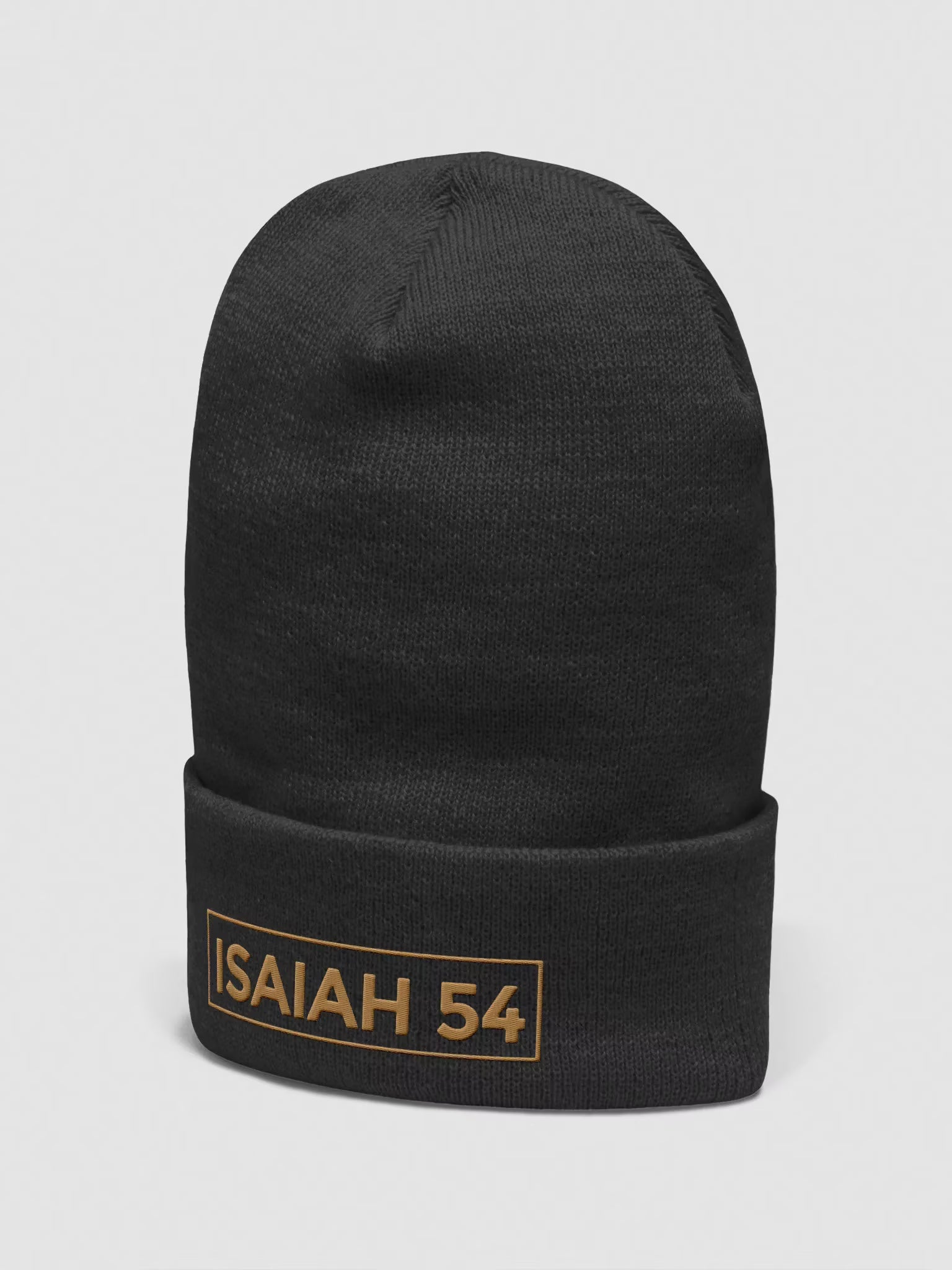 Isaiah 54 Embroidered Cuffed Beanie
