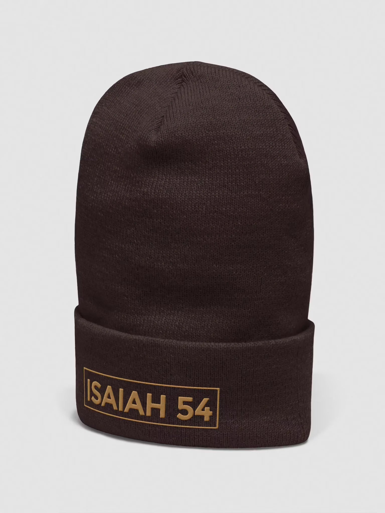 Isaiah 54 Embroidered Cuffed Beanie