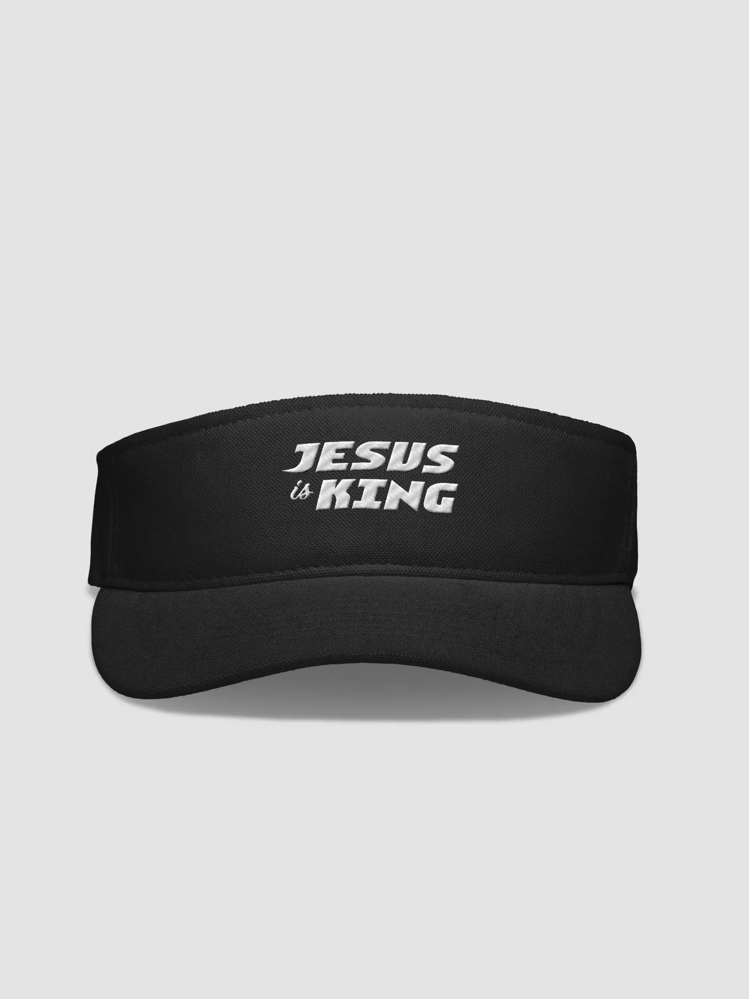 Jesus is King Embroidered Visor