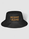 Jesus is King Embroidered Bucket Hat