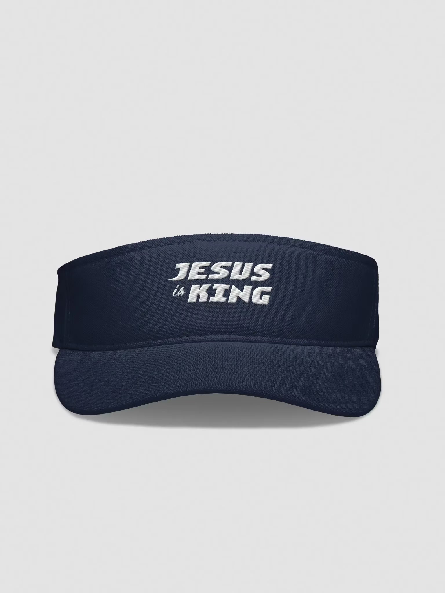 Jesus is King Embroidered Visor