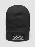 God is Greater than the Highs and Lows Embroidered Cuffed Beanie