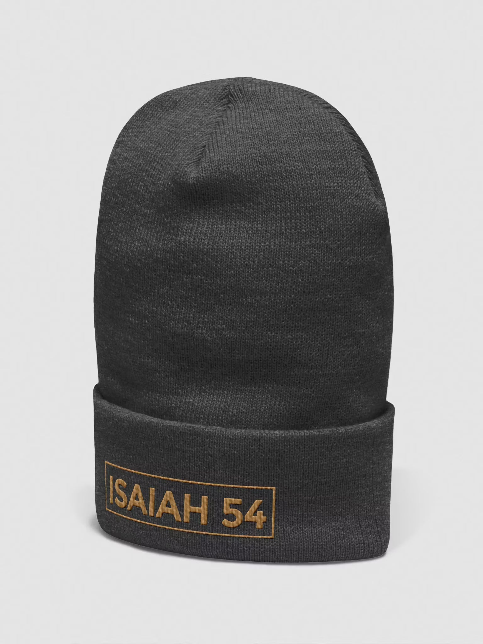 Isaiah 54 Embroidered Cuffed Beanie