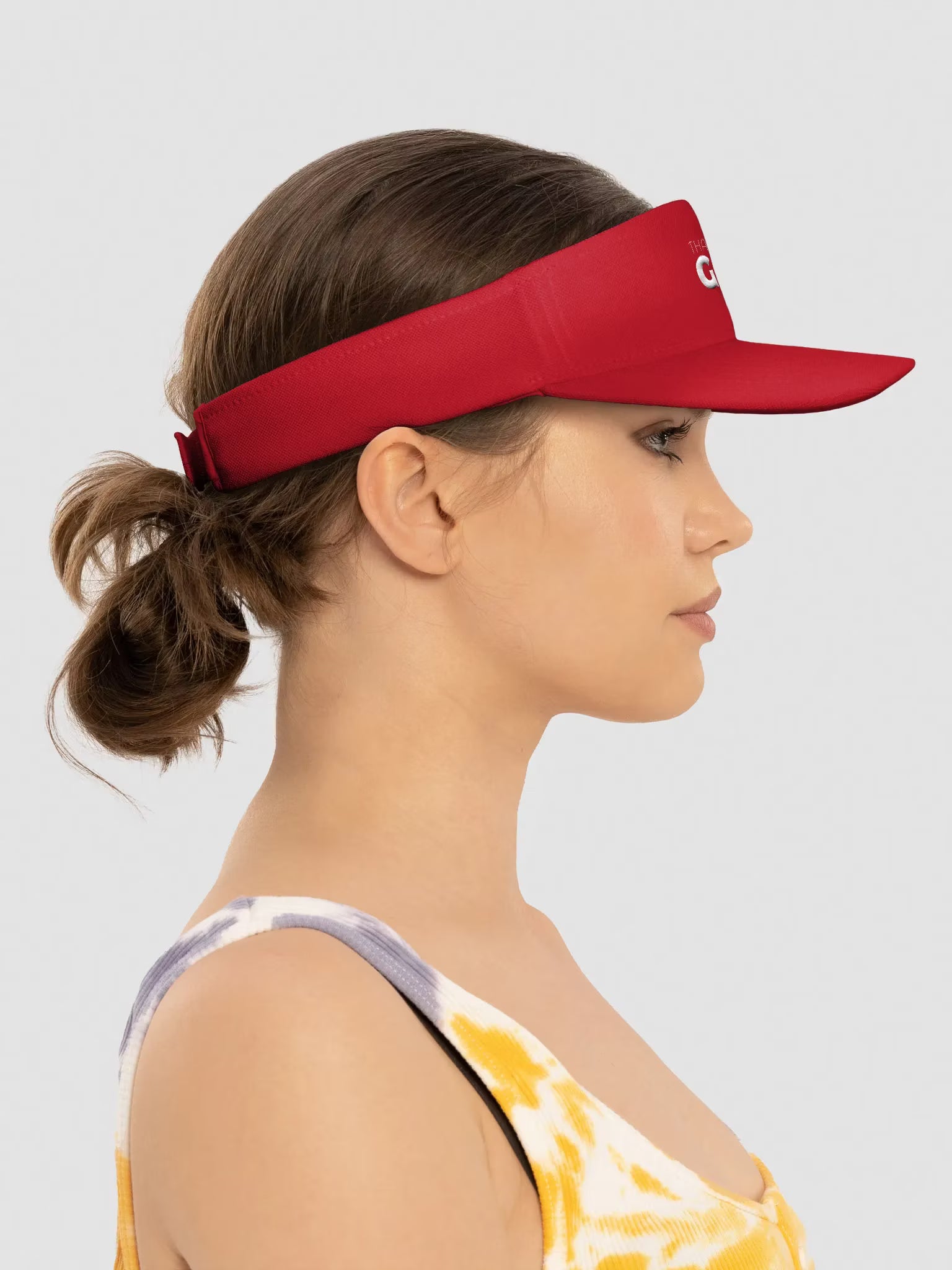 Thank you God Dad Embroidered Visor