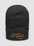 So Loved John 3 : 16 Embroidered Cuffed Beanie