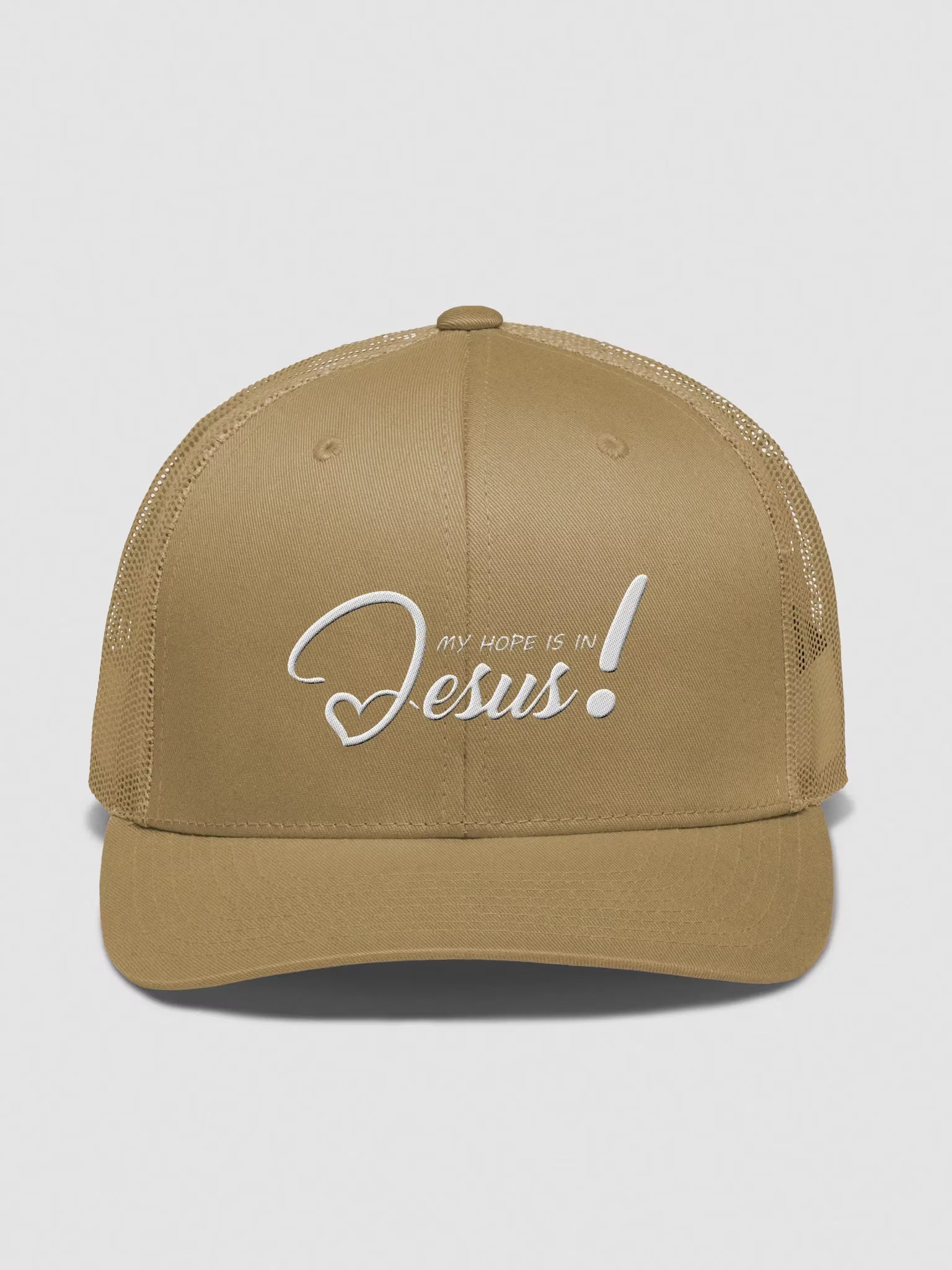 My Hope is in Jesus Embroidered Trucker Hat