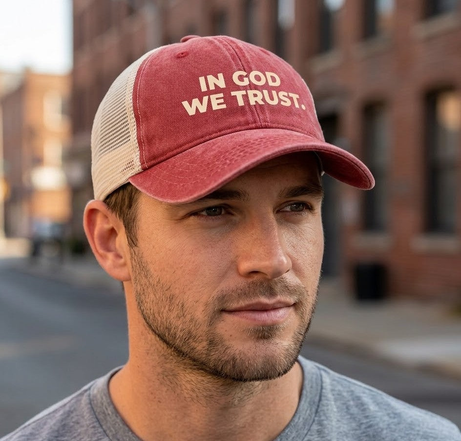 In God We Trust Trucker Hat