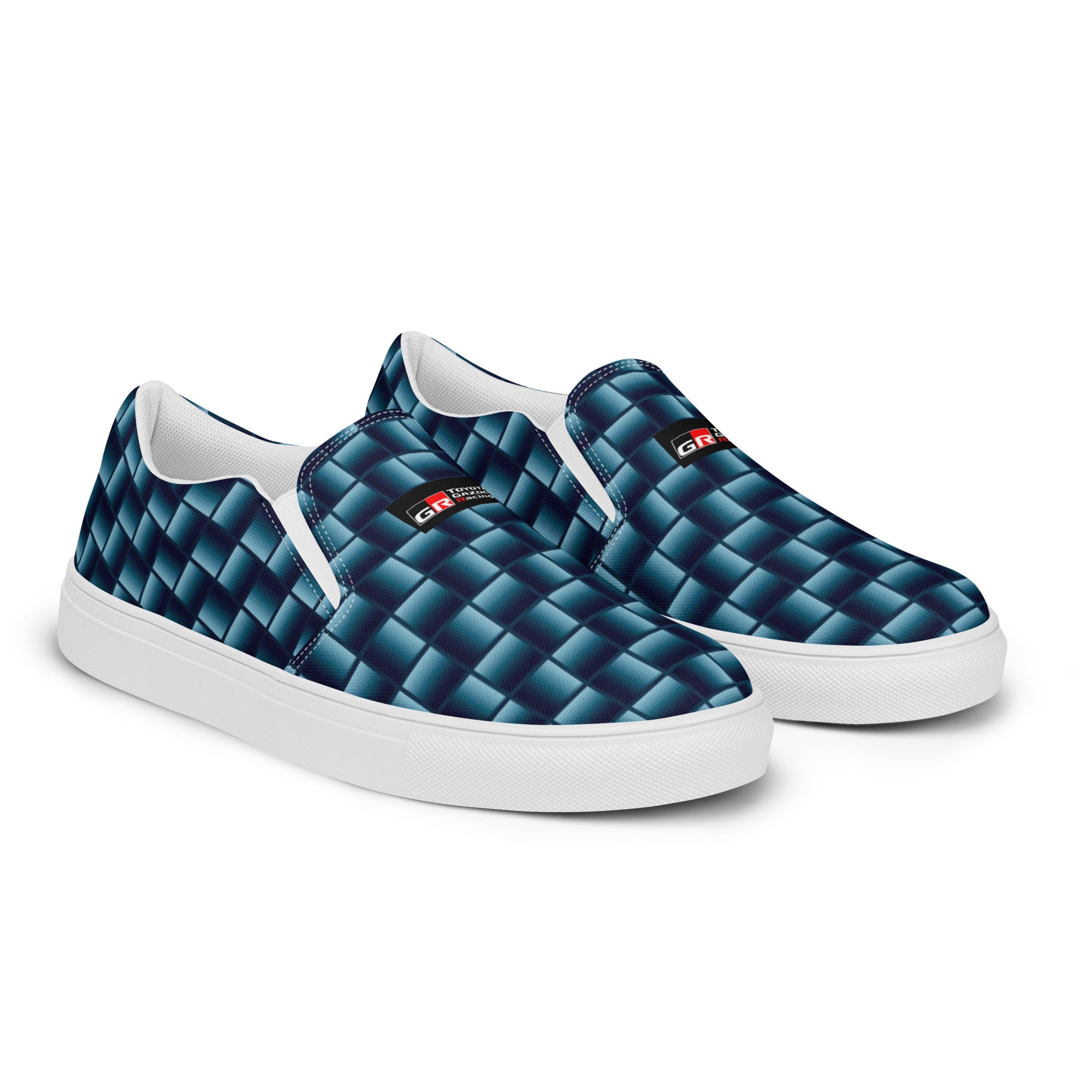 Blue Carbon Men's slip-on canvas shoes