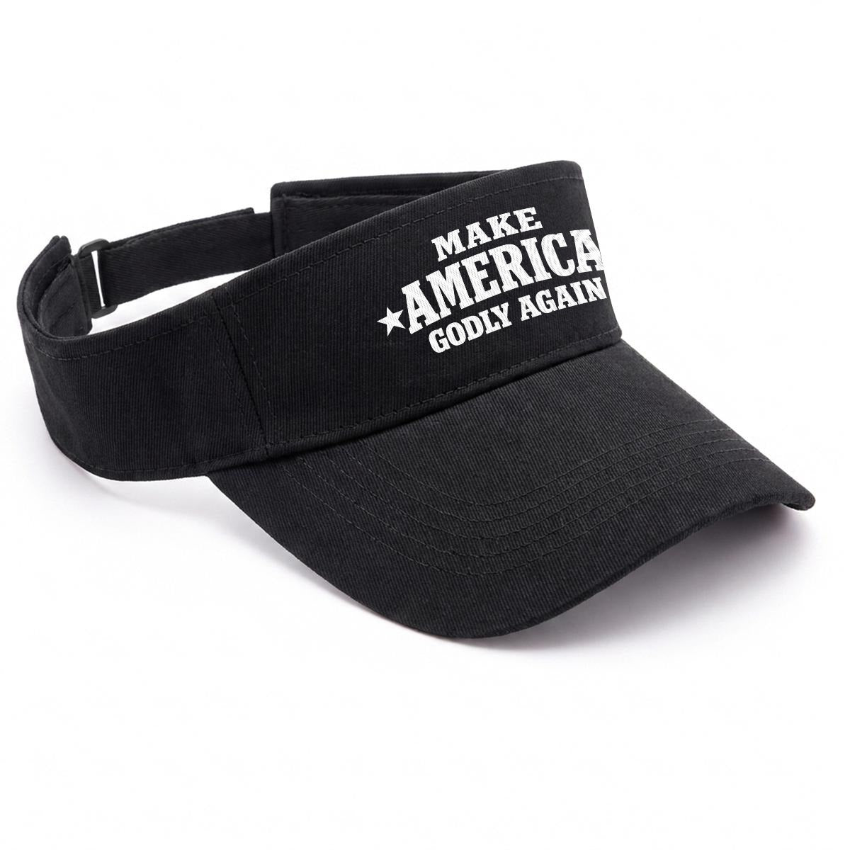 Embroidery Open-Top Visor